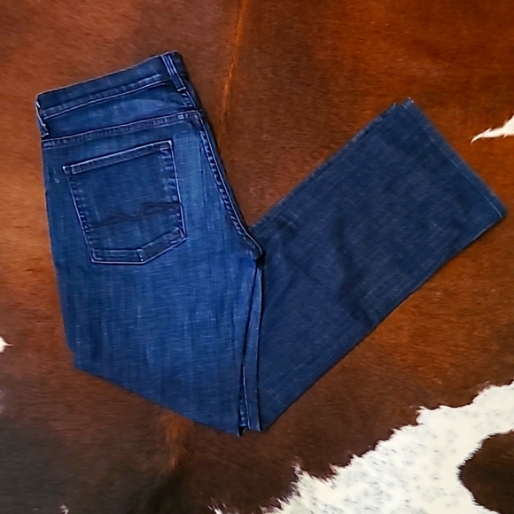 7 For All Mankind Dark Jeans - Picture 1 of 6